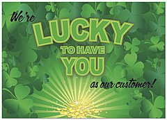 We're Lucky to Have You Card D4090D-Y